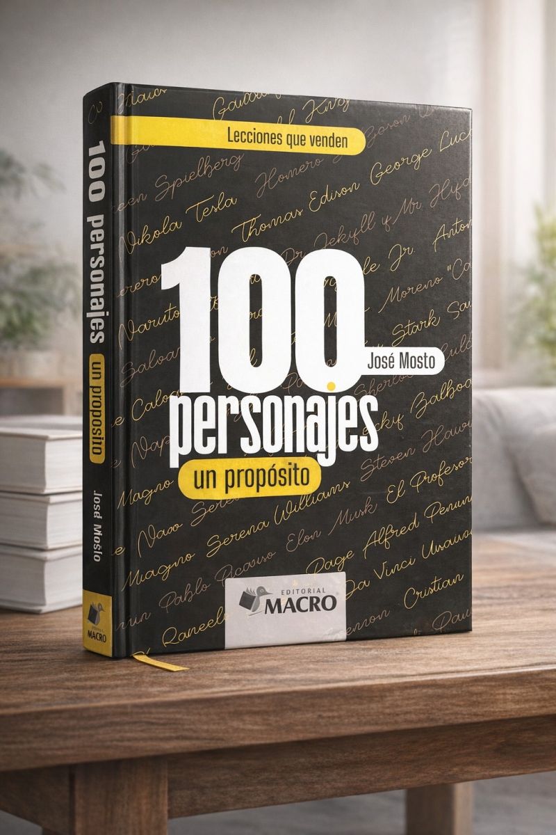 Portada del libro 100 personajes un propósito
